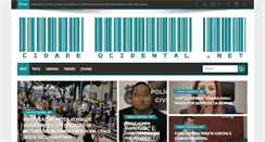 Desktop Screenshot of cidadeocidental.net